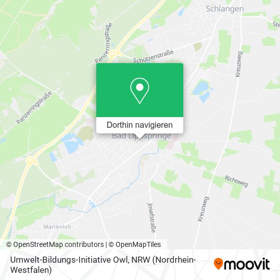 Umwelt-Bildungs-Initiative Owl Karte