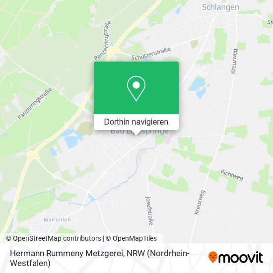 Hermann Rummeny Metzgerei Karte