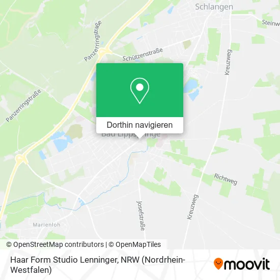 Haar Form Studio Lenninger Karte