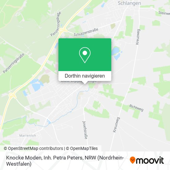 Knocke Moden, Inh. Petra Peters Karte