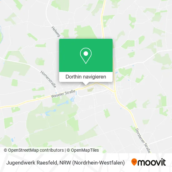 Jugendwerk Raesfeld Karte