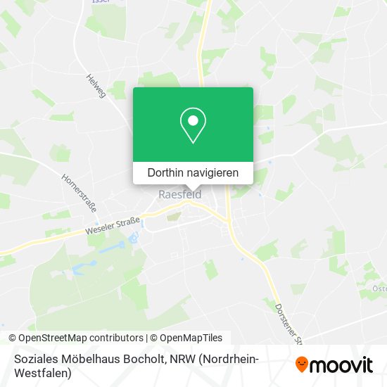 Soziales Möbelhaus Bocholt Karte