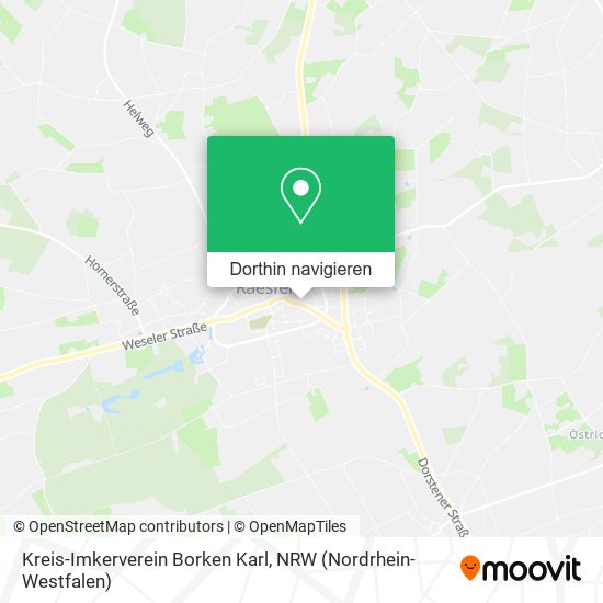 Kreis-Imkerverein Borken Karl Karte