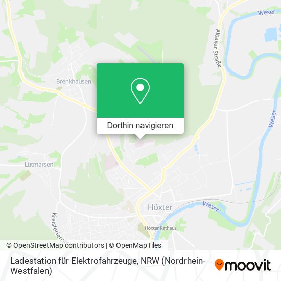 Ladestation für Elektrofahrzeuge Karte
