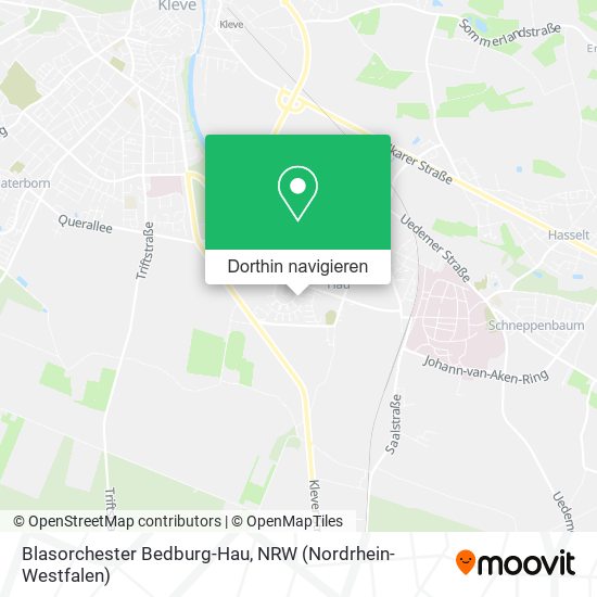 Blasorchester Bedburg-Hau Karte