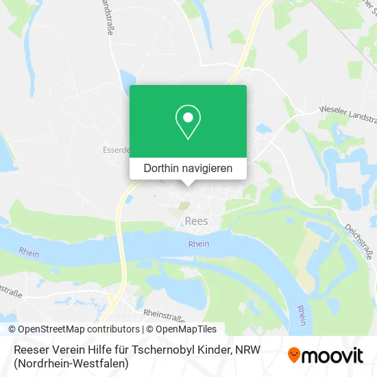 Reeser Verein Hilfe für Tschernobyl Kinder Karte