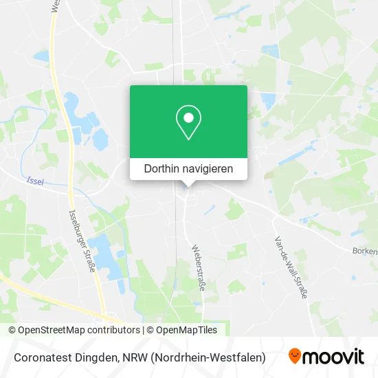 Coronatest Dingden Karte