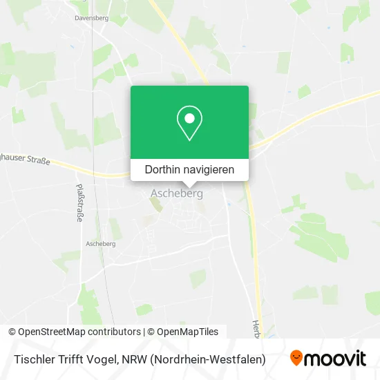 Tischler Trifft Vogel Karte