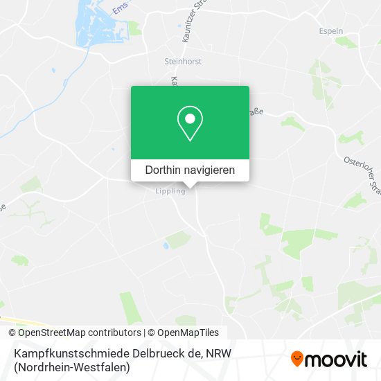 Kampfkunstschmiede Delbrueck de Karte