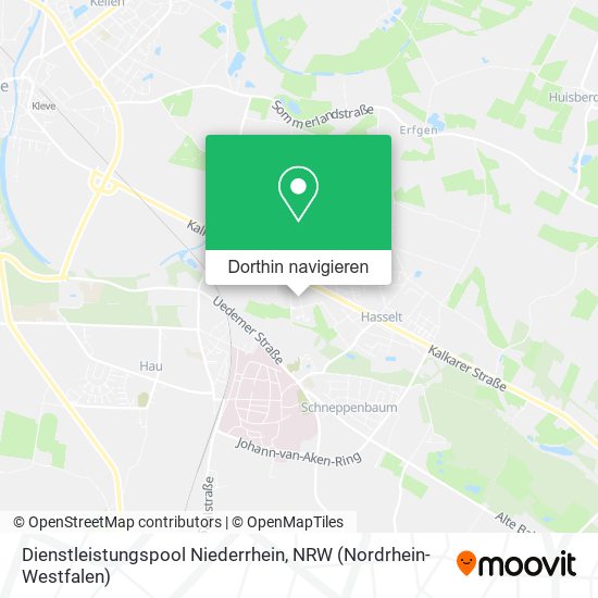 Dienstleistungspool Niederrhein Karte