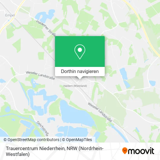 Trauercentrum Niederrhein Karte