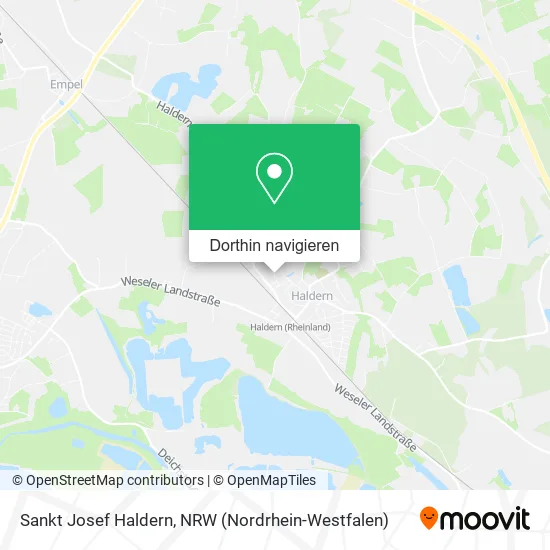 Sankt Josef Haldern Karte