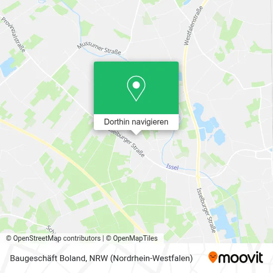 Baugeschäft Boland Karte