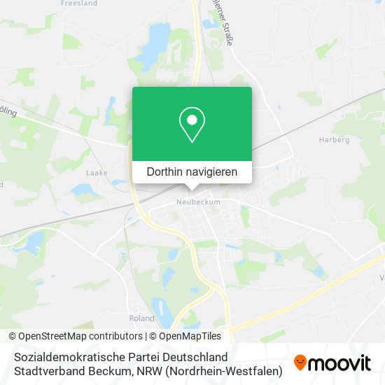Sozialdemokratische Partei Deutschland Stadtverband Beckum Karte