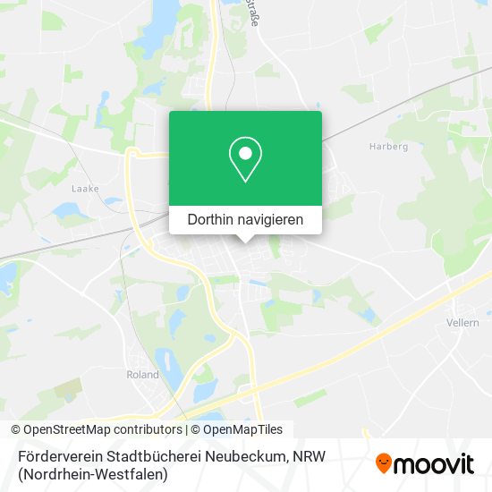 Förderverein Stadtbücherei Neubeckum Karte