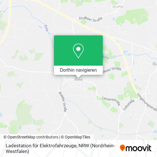 Ladestation für Elektrofahrzeuge Karte