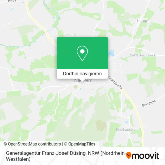 Generalagentur Franz-Josef Düsing Karte