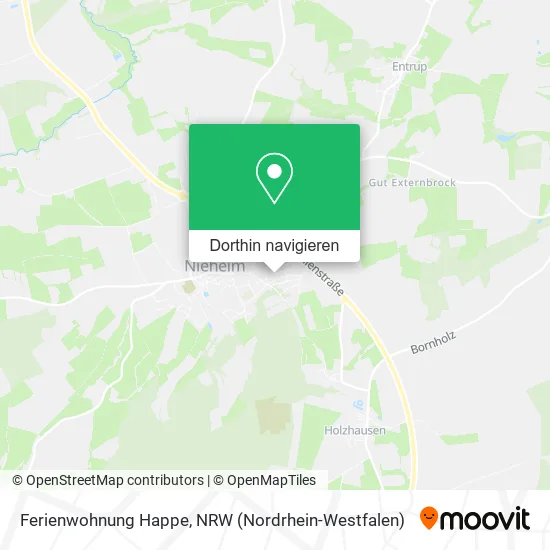 Ferienwohnung Happe Karte