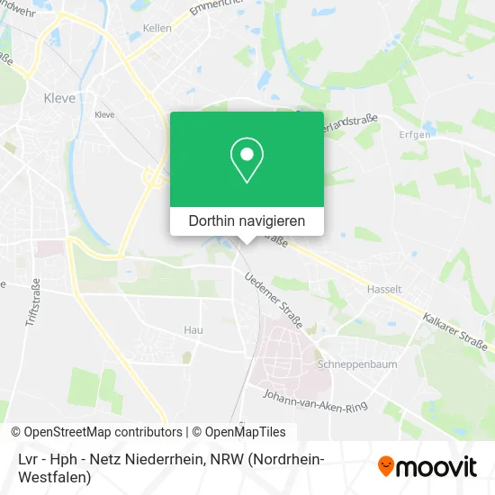 Lvr - Hph - Netz Niederrhein Karte