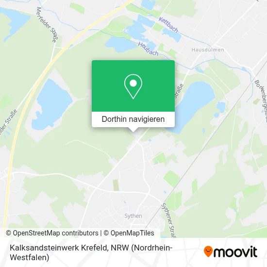Kalksandsteinwerk Krefeld Karte