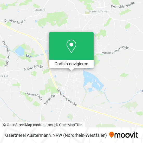 Gaertnerei Austermann Karte