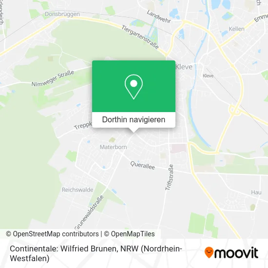 Continentale: Wilfried Brunen Karte