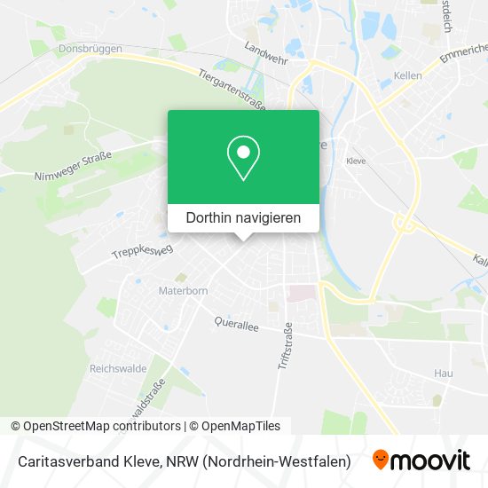 Caritasverband Kleve Karte