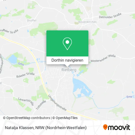 Natalja Klassen Karte