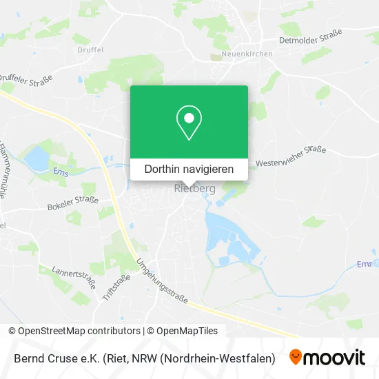 Bernd Cruse e.K. Karte