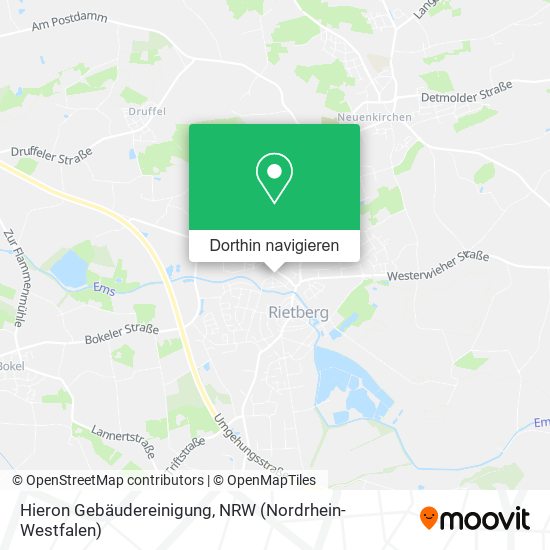 Hieron Gebäudereinigung Karte