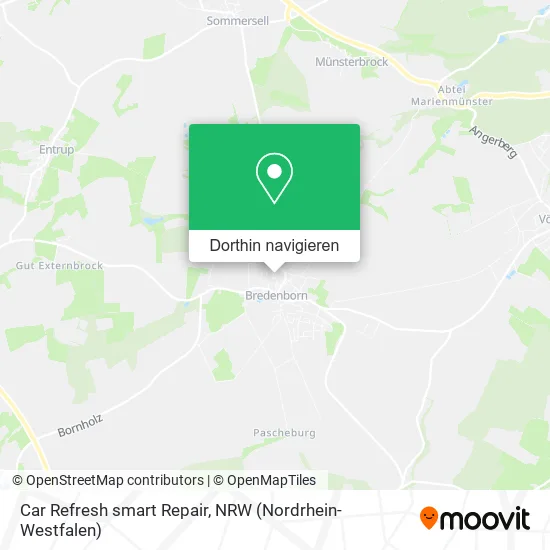 Car Refresh smart Repair Karte