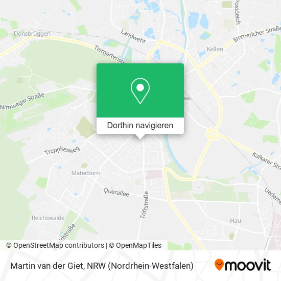 Martin van der Giet Karte