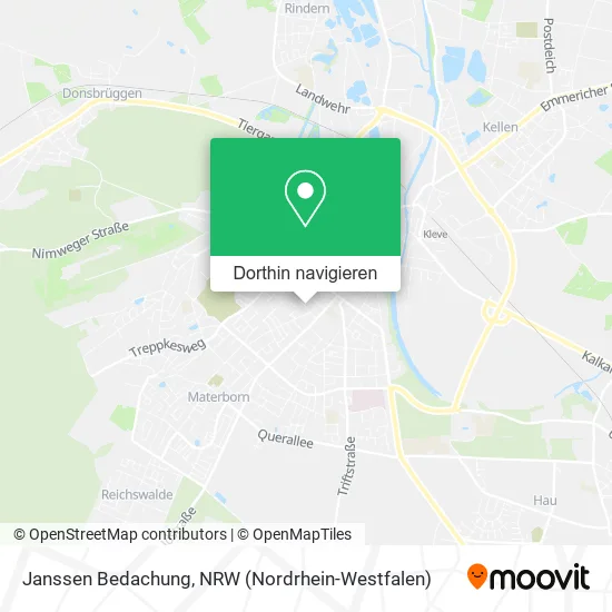 Janssen Bedachung Karte