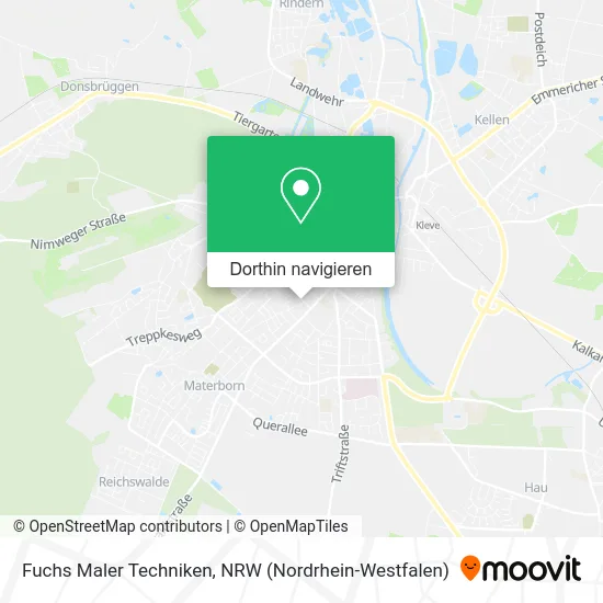 Fuchs Maler Techniken Karte