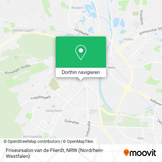 Friseursalon van de Flierdt Karte