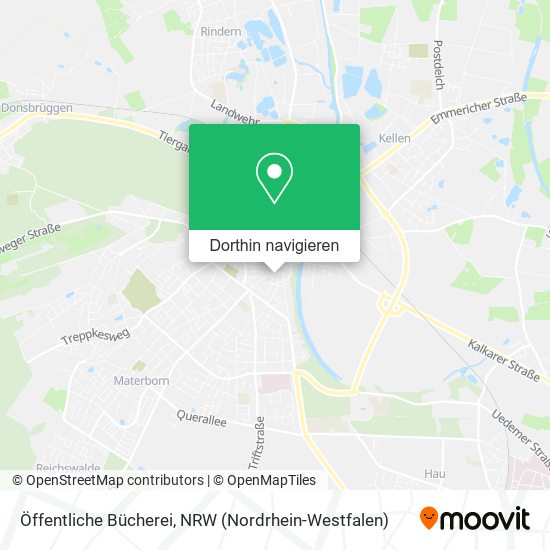 Öffentliche Bücherei Karte