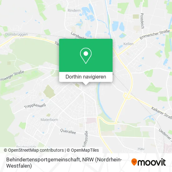 Behindertensportgemeinschaft Karte