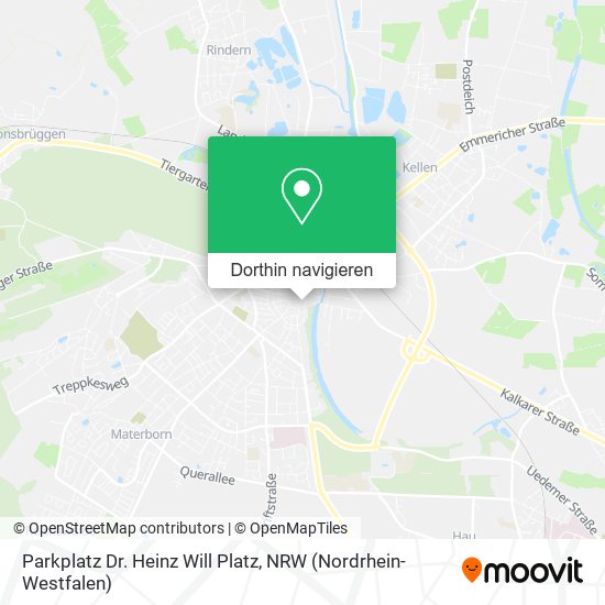 Parkplatz Dr. Heinz Will Platz Karte