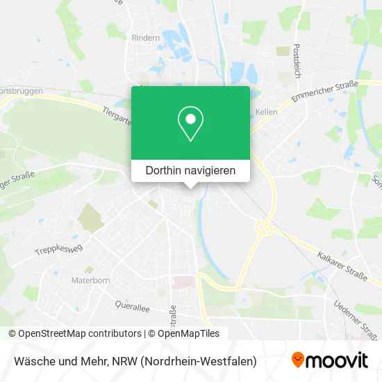 Wäsche und Mehr Karte