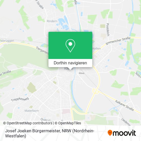 Josef Joeken Bürgermeister Karte