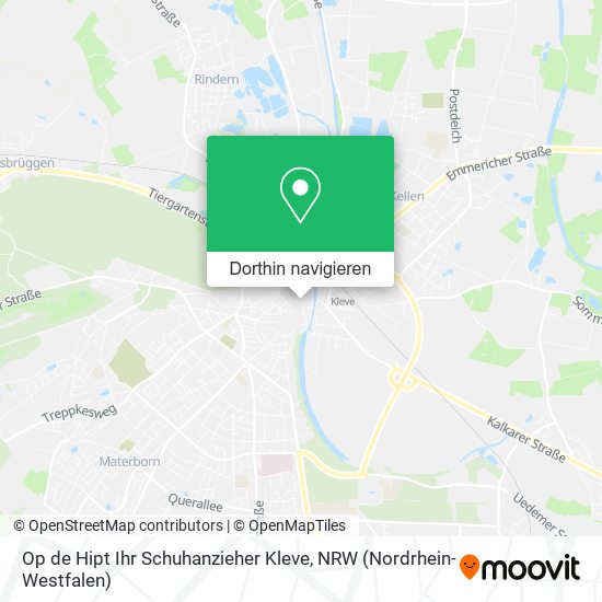 Op de Hipt Ihr Schuhanzieher Kleve Karte
