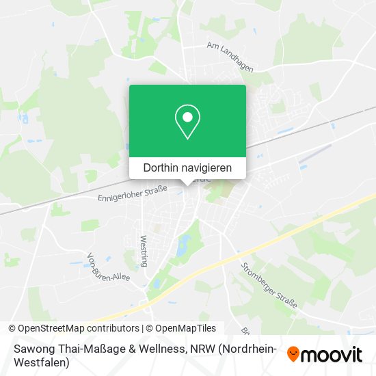 Sawong Thai-Maßage & Wellness Karte