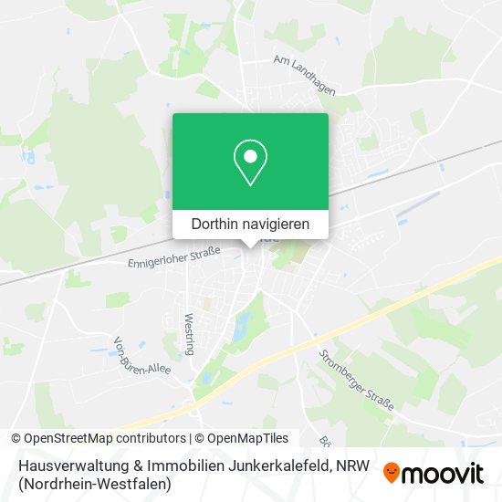 Hausverwaltung & Immobilien Junkerkalefeld Karte