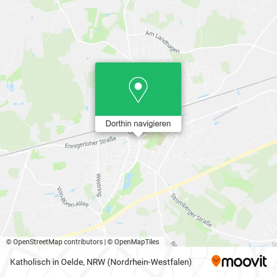 Katholisch in Oelde Karte