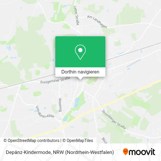 Depänz-Kindermode Karte