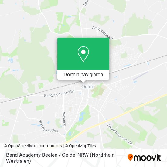 Band Academy Beelen / Oelde Karte