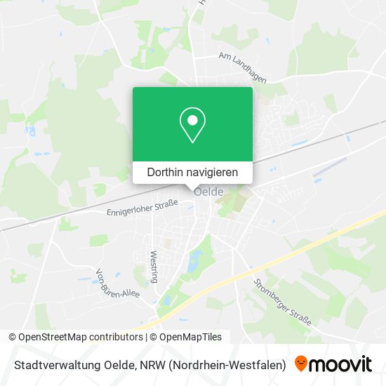 Stadtverwaltung Oelde Karte