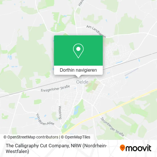 The Calligraphy Cut Company Karte