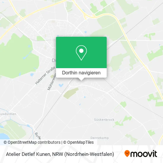 Atelier Detlef Kunen Karte