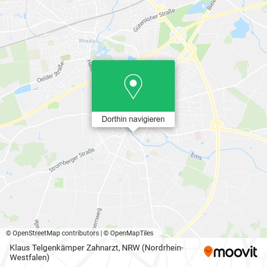 Klaus Telgenkämper Zahnarzt Karte
